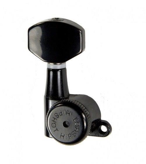 Hipshot® Black 6 Inline Non-Stag Enclosed Grip-lock Tuners~UMP Kit~10mm ...
