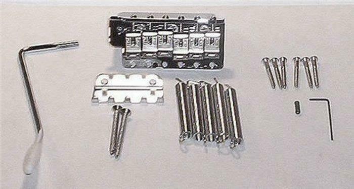 standard strat big block chrome tremolo bridge assembly